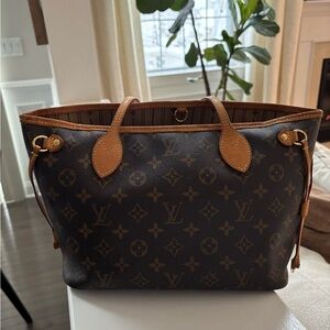 Louis Vuitton Dark Brown Monogram Tote PM